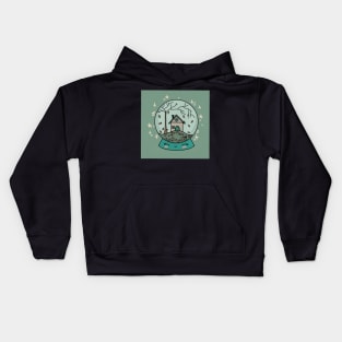 It's a leaf globe because autumn Kids Hoodie